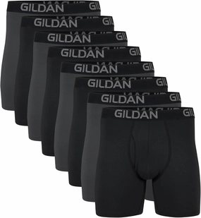 Gildan Men's Underwear Cotton Stretch Boxer Briefs, Multipack