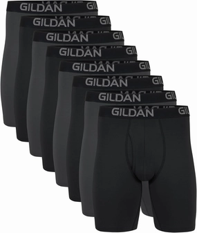 Gildan Men's Underwear Cotton Stretch Boxer Briefs, Multipack