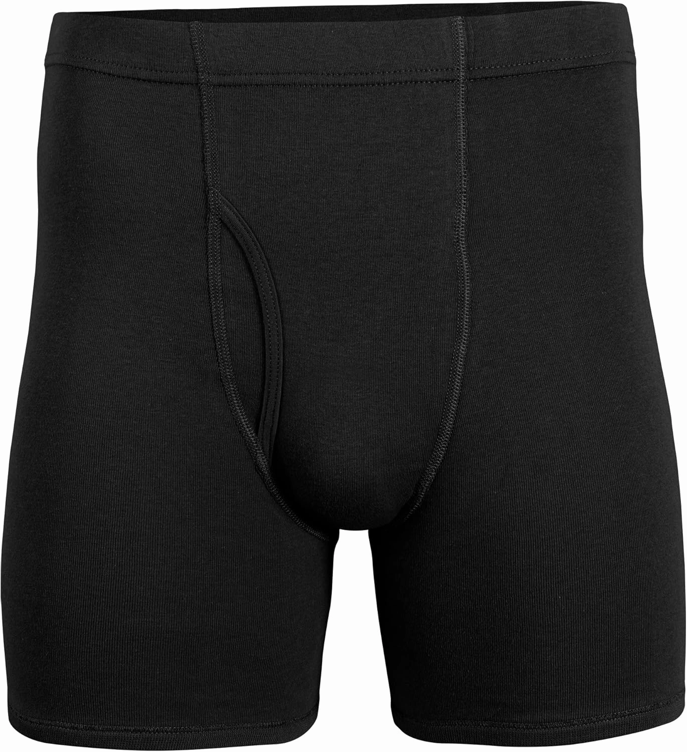 Gildan Men's Underwear Covered Waistband Boxer Briefs, Multipack