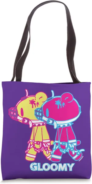 Gloomy Bear The Naughty Grizzly Yellow Pink Muzzle Duo Tote Bag