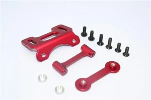 GPM For Tamiya DT-03 Upgrade Parts Aluminium Adjustable Wing Mount - 1 Set Red
