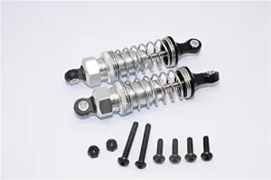 GPM for Tamiya TT02B Upgrade Parts Aluminum Front Adjustable Spring Damper (70mm) - 1Pr Set Silver