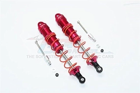 GPM For Arrma 1:8 KRATON/OUTCAST/TALION/KRATON V5 / NOTORIOUS V5 / 1:7 FIRETEAM Upgrade Parts Aluminum Rear Adjustable Dampers 135mm - 1Pr Set Red