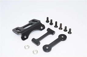 GPM For Tamiya DT-03 Upgrade Parts Aluminium Adjustable Wing Mount - 1 Set Black