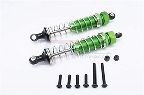 GPM For Tamiya TT02B Upgrade Parts Aluminum Rear Adjustable Spring Damper (95mm) - 1Pr Set Green