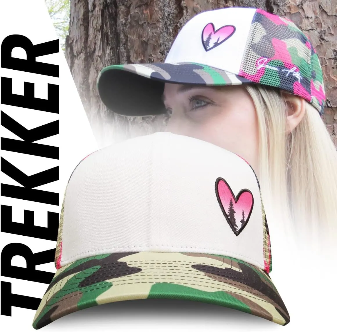 Grace Folly Beach Trucker Hats for Women- Snapback Baseball Cap for Summer
