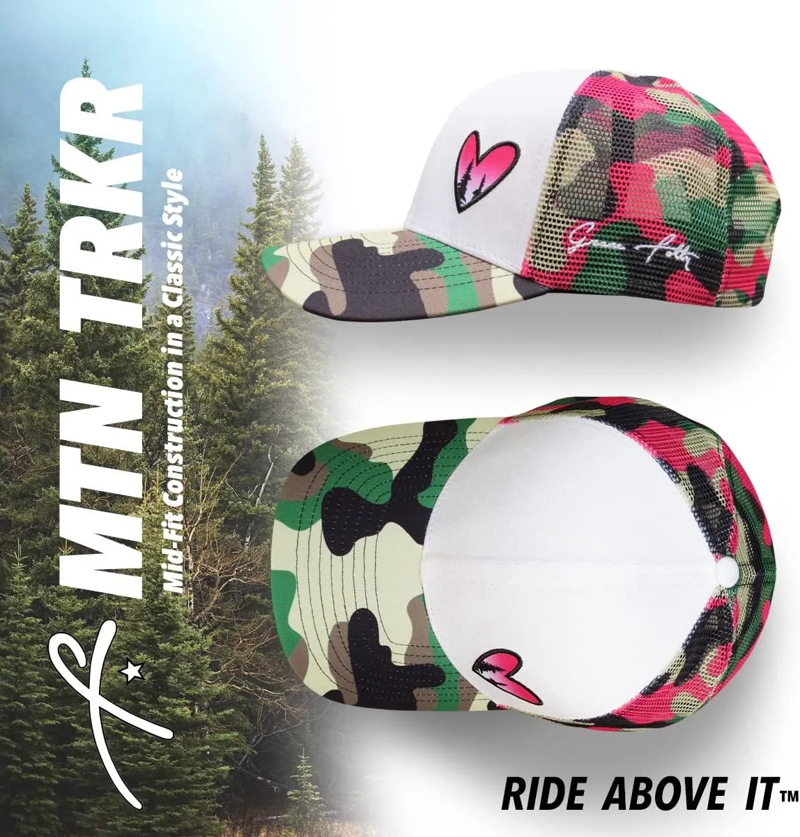 Grace Folly Beach Trucker Hats for Women- Snapback Baseball Cap for Summer