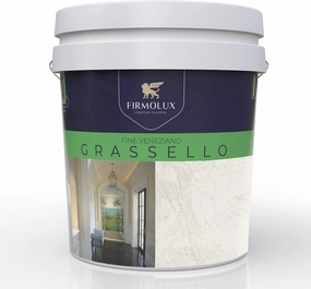 Grassello Authentic Venetian Plaster | Shiny Polished Plaster | Made in Italy from Lime & Marble | Light Colors (5) | Color: BM969 Soft Chamois