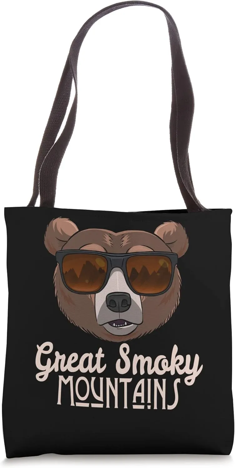 Great Smoky Mountains National Park Bear T Shirt Tote Bag