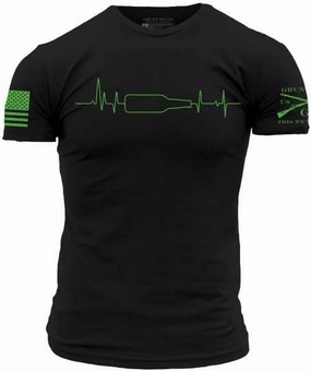 Grunt Style Drinking EKG Men's T-Shirt