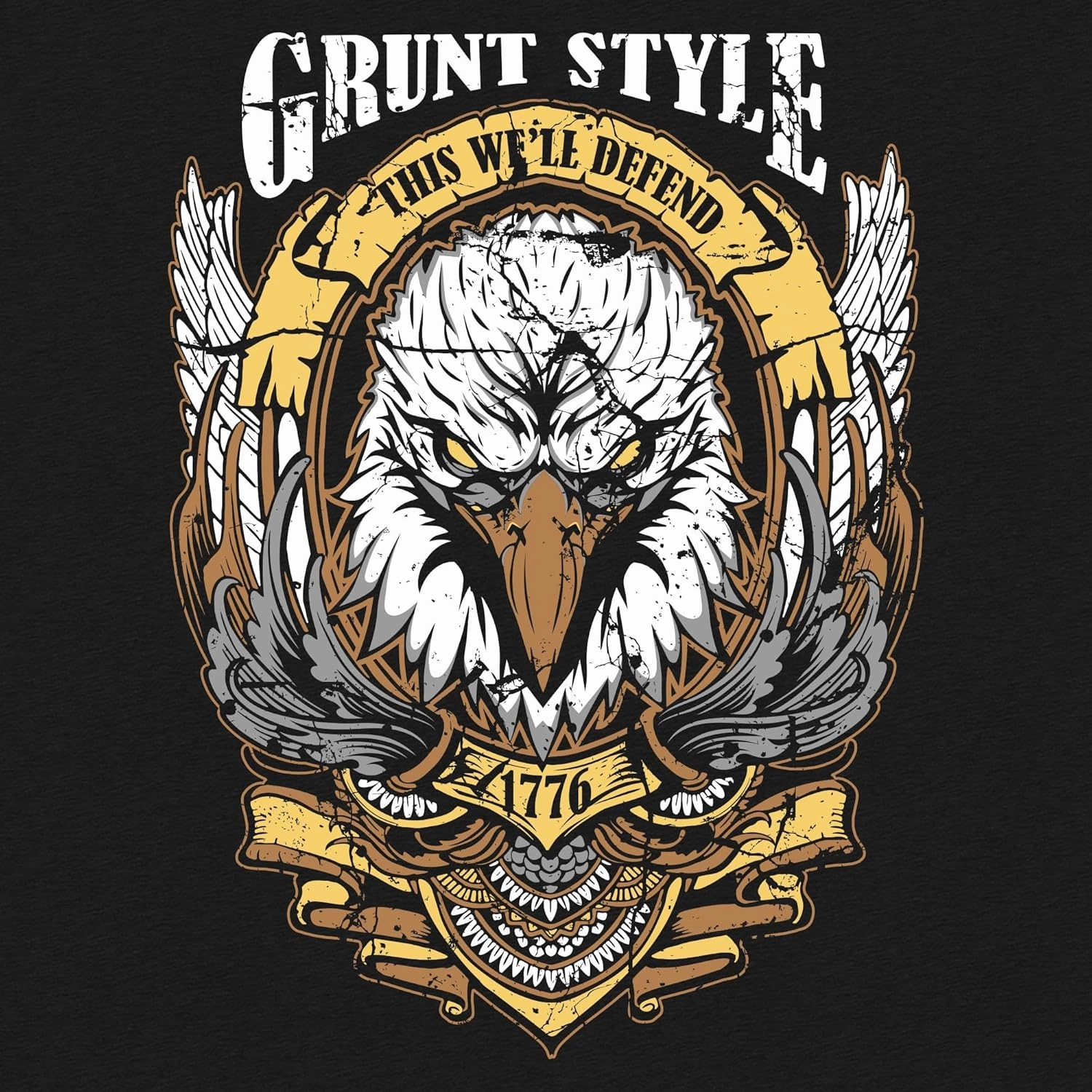 Grunt Style Easy Rider Eagle Women's Slouchy T-Shirt