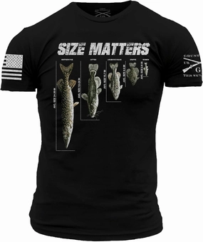 Grunt Style Fish Size Matters Men's T-Shirt