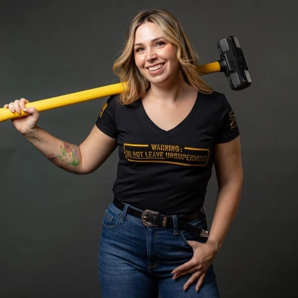 Grunt Style Needs Supervision Women's V-Neck T-Shirt