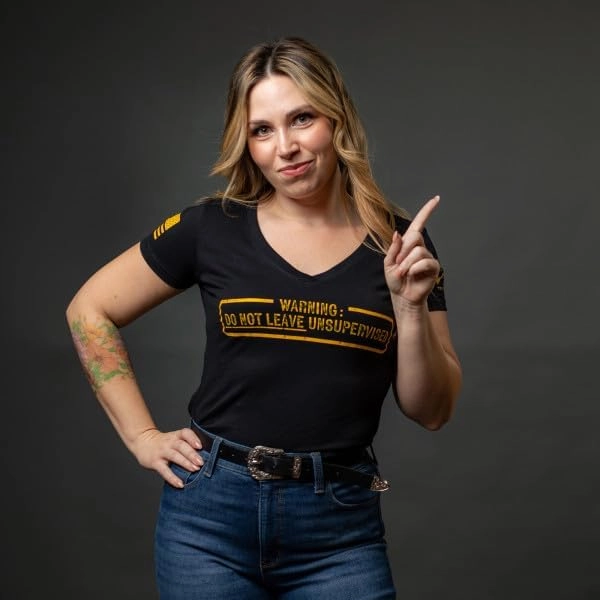 Grunt Style Needs Supervision Women's V-Neck T-Shirt