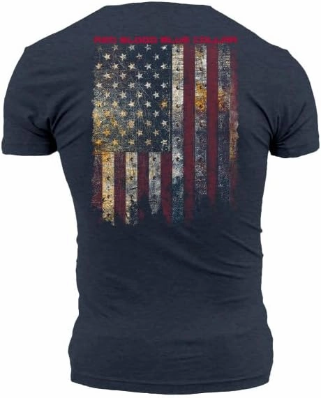 Grunt Style Red Blood Blue Collar Men's T-Shirt