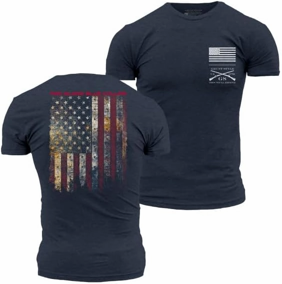 Grunt Style Red Blood Blue Collar Men's T-Shirt