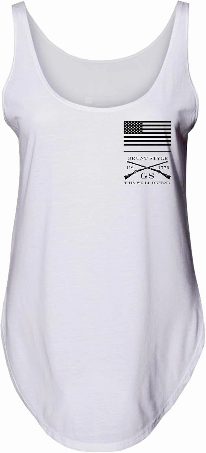Grunt Style Strength Through Suffering Women's Flowy Tank Top