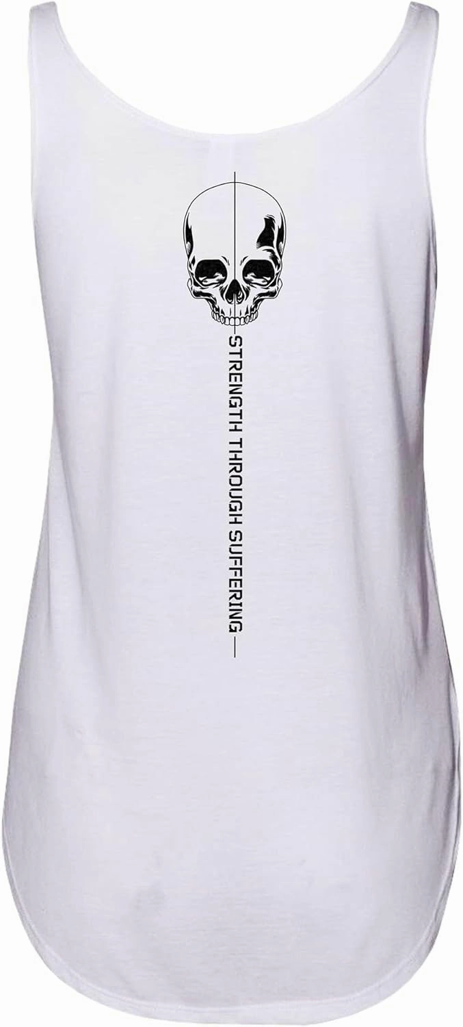 Grunt Style Strength Through Suffering Women's Flowy Tank Top