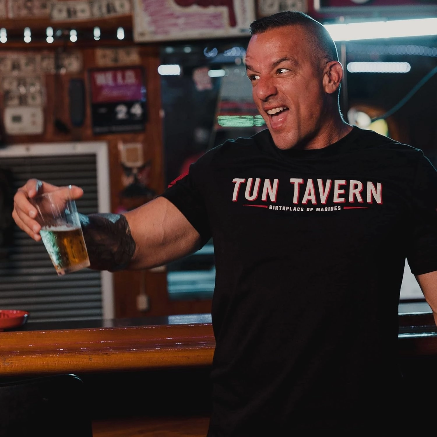 Grunt Style USMC Tun Tavern B.Y.O.G Men's T-Shirt