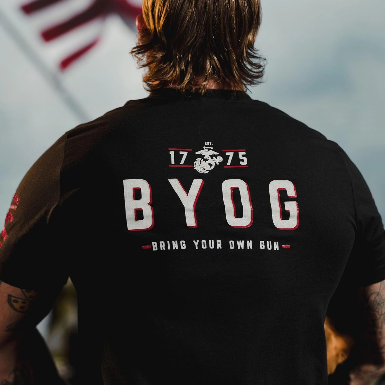 Grunt Style USMC Tun Tavern B.Y.O.G Men's T-Shirt