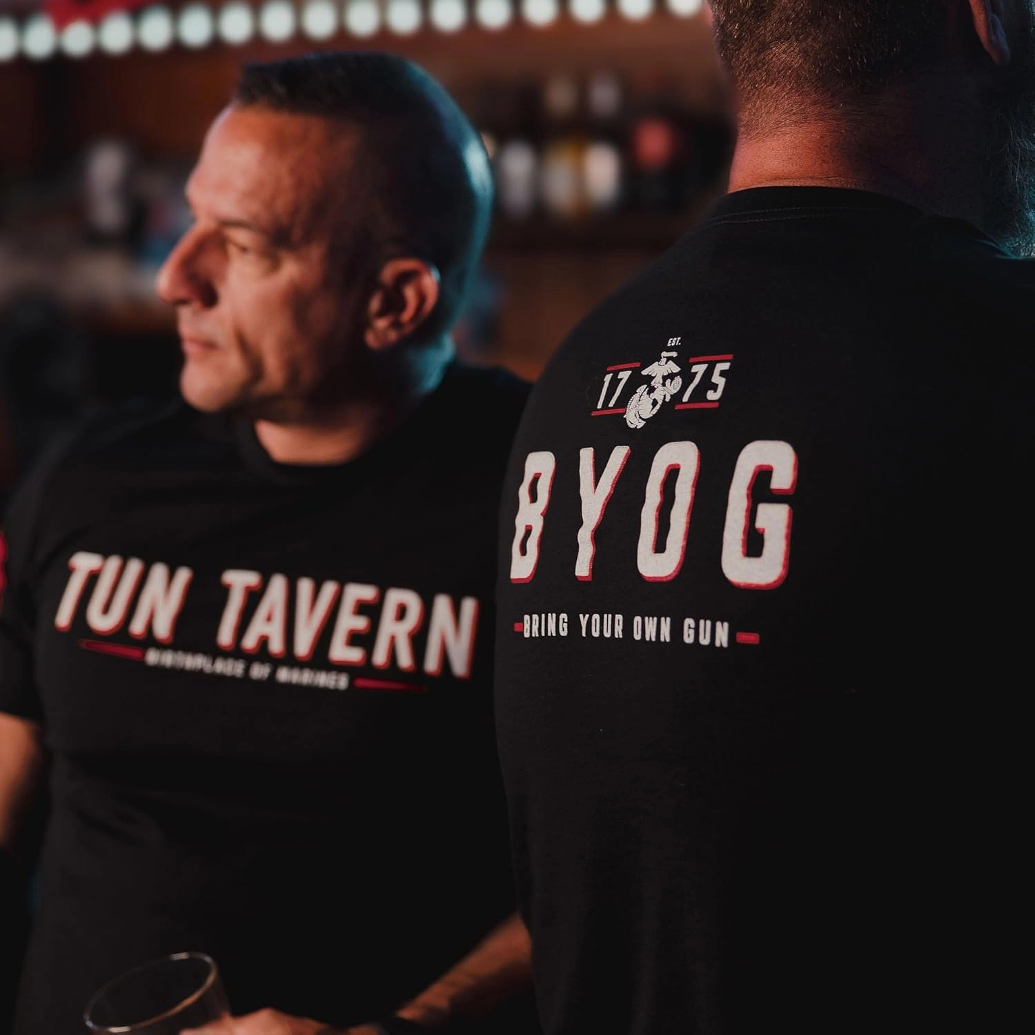 Grunt Style USMC Tun Tavern B.Y.O.G Men's T-Shirt