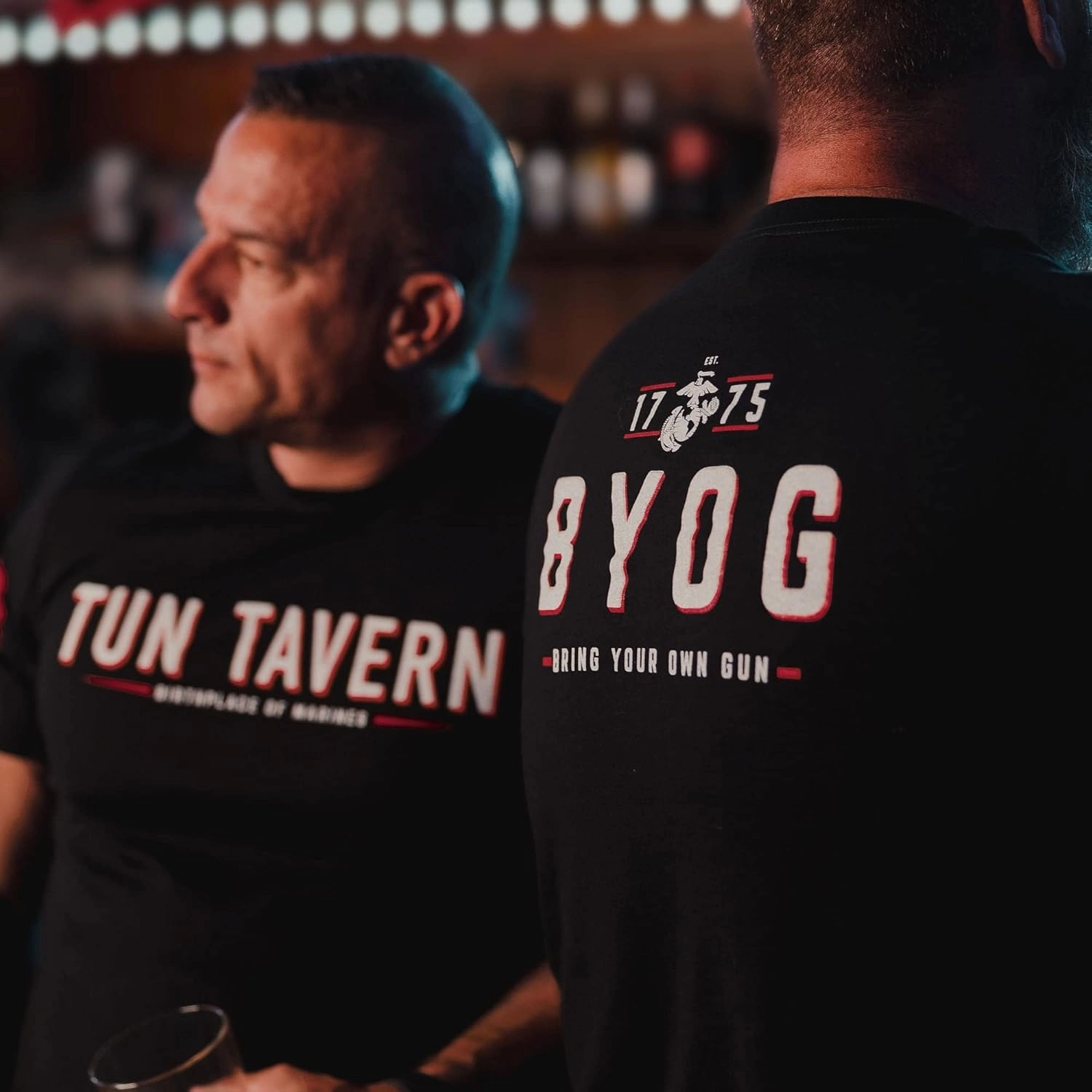 Grunt Style USMC Tun Tavern B.Y.O.G Men's T-Shirt