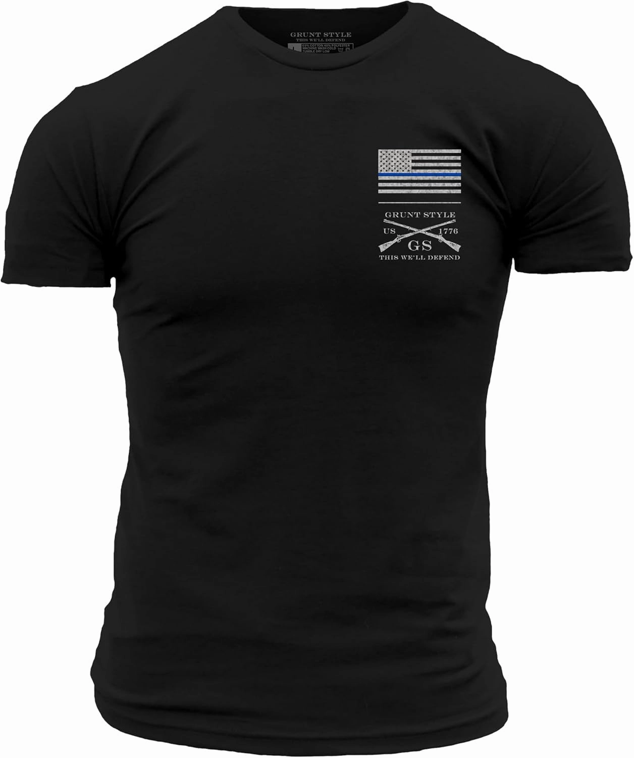 Grunt Style Vigilance and Valor Men's T-Shirt