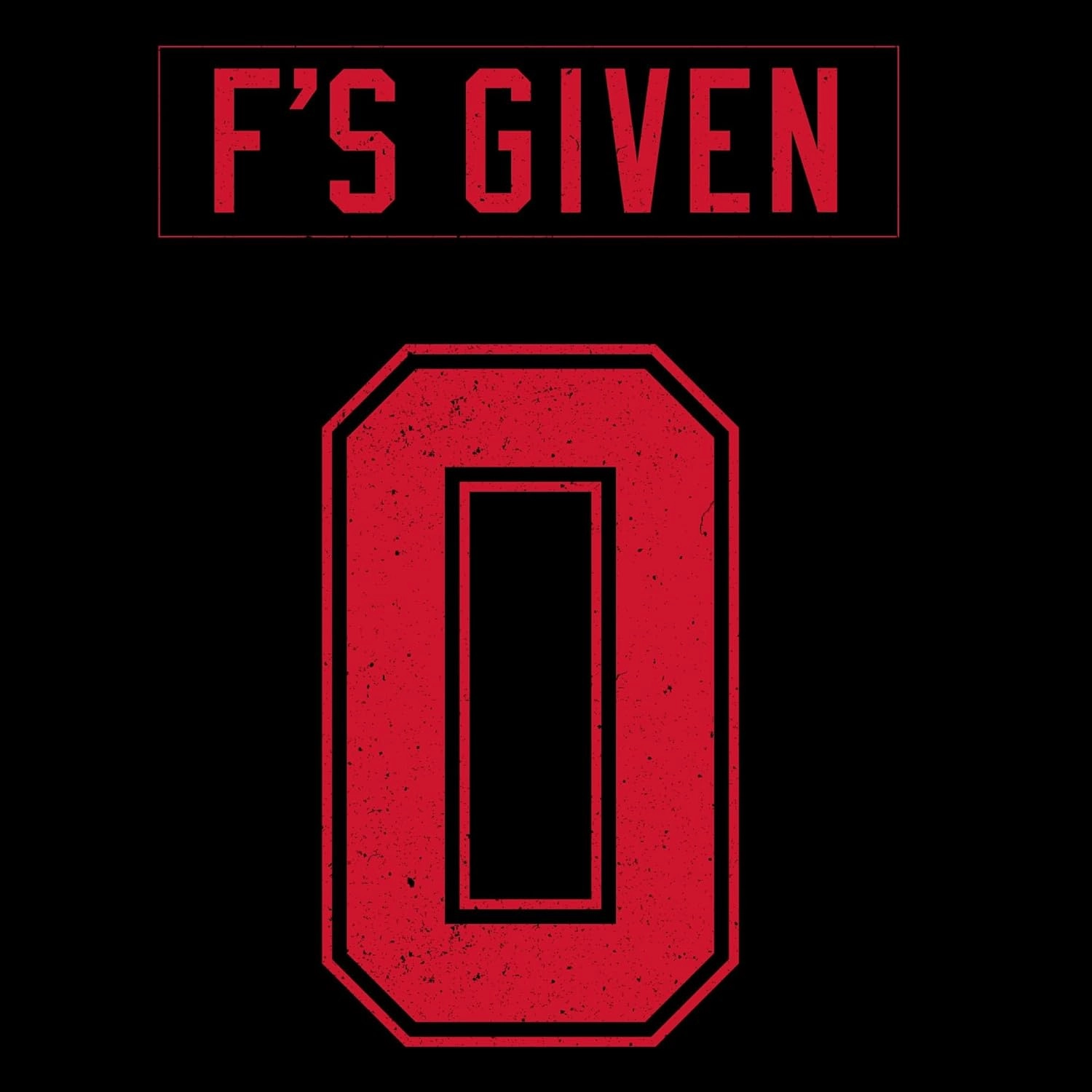 Grunt Style Zero F's Given Women's V-Neck T-Shirt