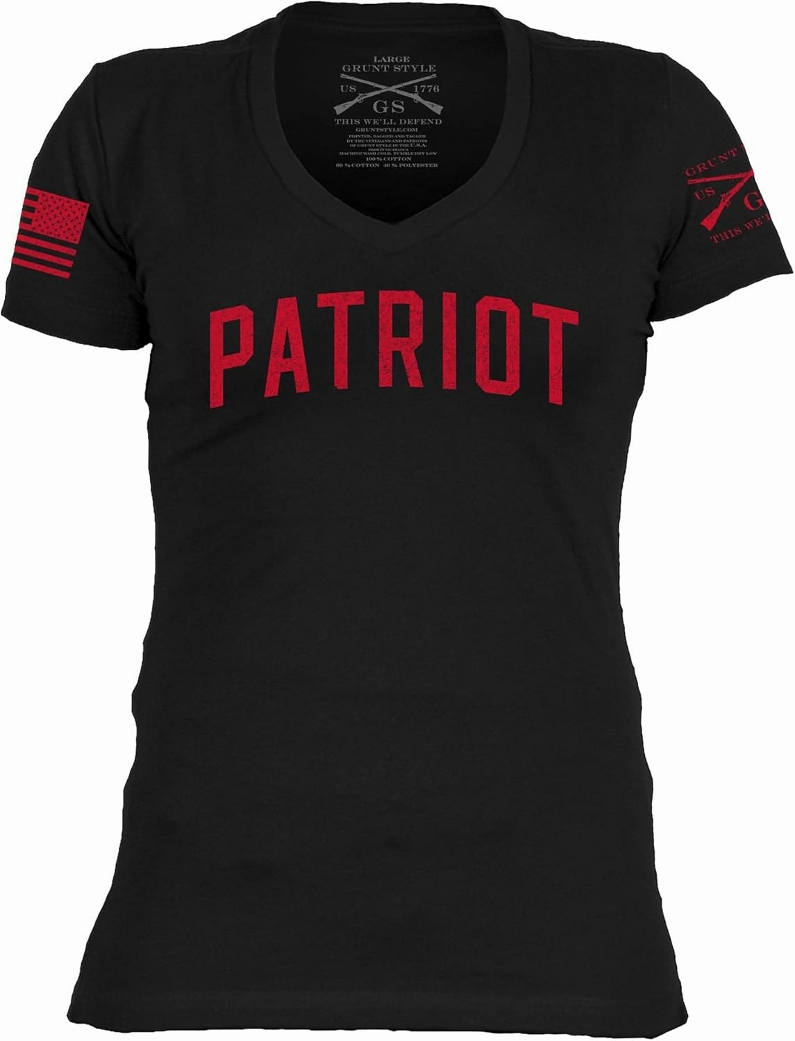 Grunt Style Zero F's Given Women's V-Neck T-Shirt