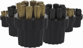 H2O 6-Pack Replacement Micro-Scrubbing Brushes – Compatible with Select Steam Mop Models