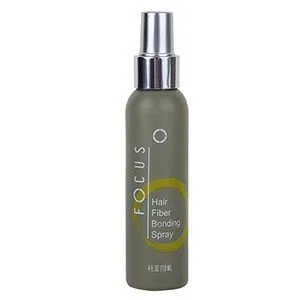 Hair Building Fiber Bonding Spray a Fine Mist Specifically Developed to Increase the Bond Between All Major Brands Hair Building Fibers and Thinning Hair 4 Ounces Per Bottle