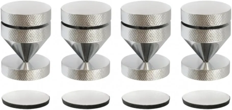 HD 919 Sub Watt Absorber Chrome Set of 4 HDMI Speaker Adapters