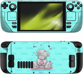 Head Case Designs Officially Licensed Me to You Love Classic Tatty Teddy Vinyl Sticker Skin Decal Cover Compatible with Steam Deck