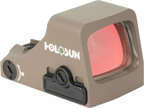 Holosun HE407K-GR-X2-FDE 6MOA Green Dot-Only Open Reflex Sight w/Shake Awake