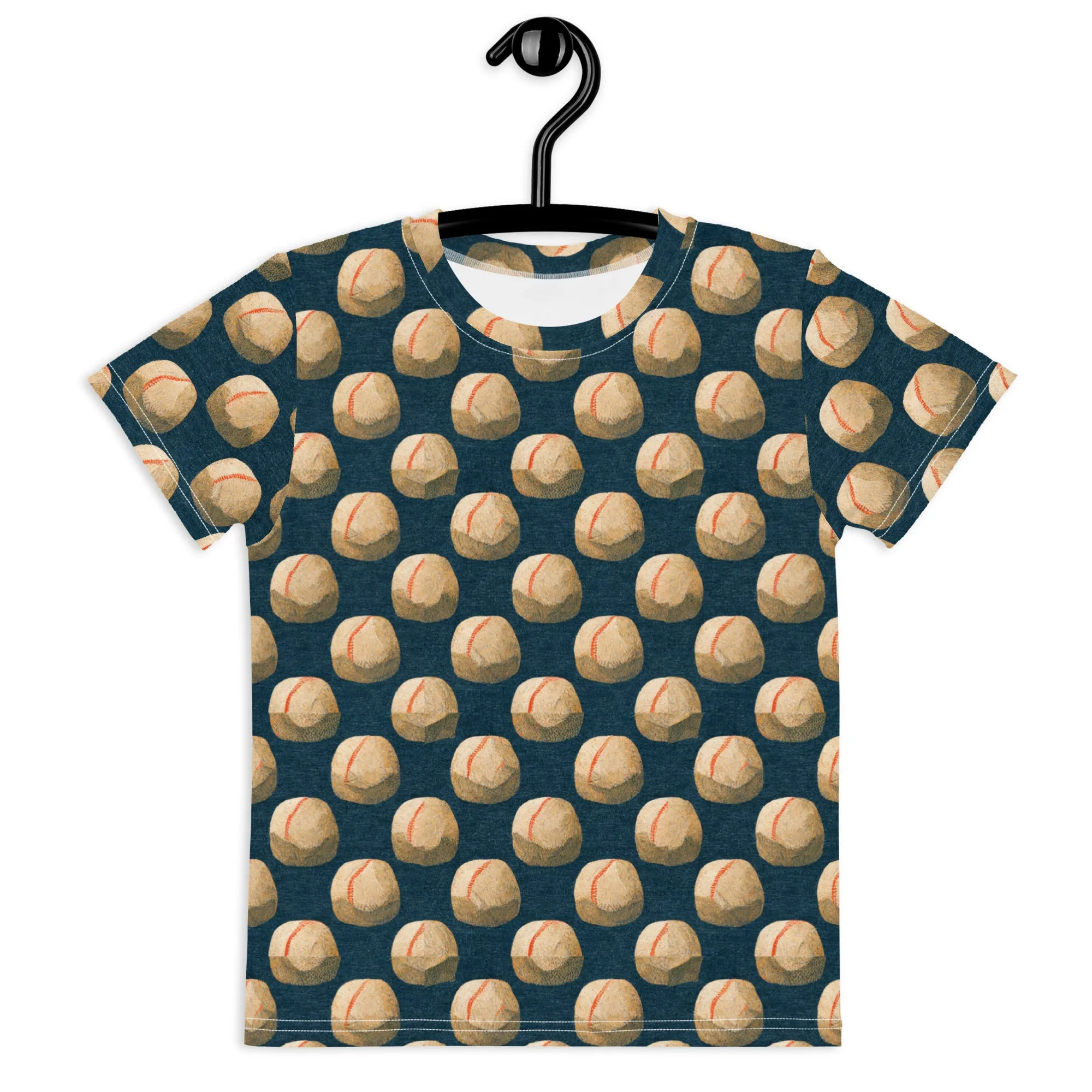 Home Run Hues Girl’s crew neck t-shirt
