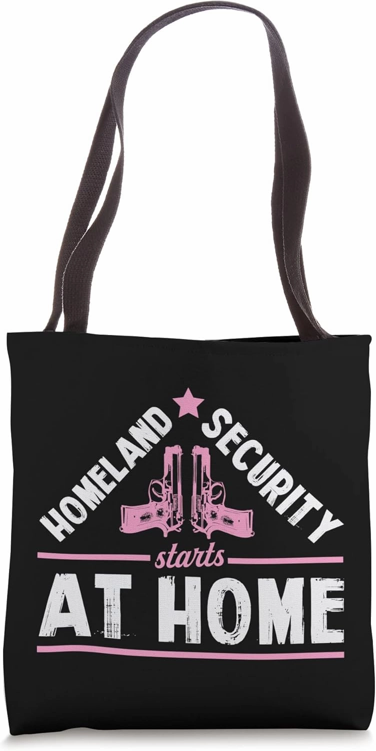Homeland Security Starts At Home 2A Pro Second Amendment Tote Bag