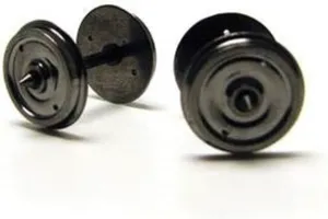Hornby R8264 14.1mm Coach Wheels - 2 Hole - Spare Parts and Train Accessories OO Gauge Model Railway Sets, Coupling and Modelling Tools - Coach Wheels (Pack of 10), Scale 1:76