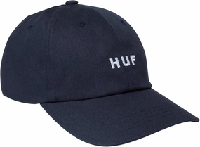 HUF Set OG Curved Visor 6 Panel Strapback Hat