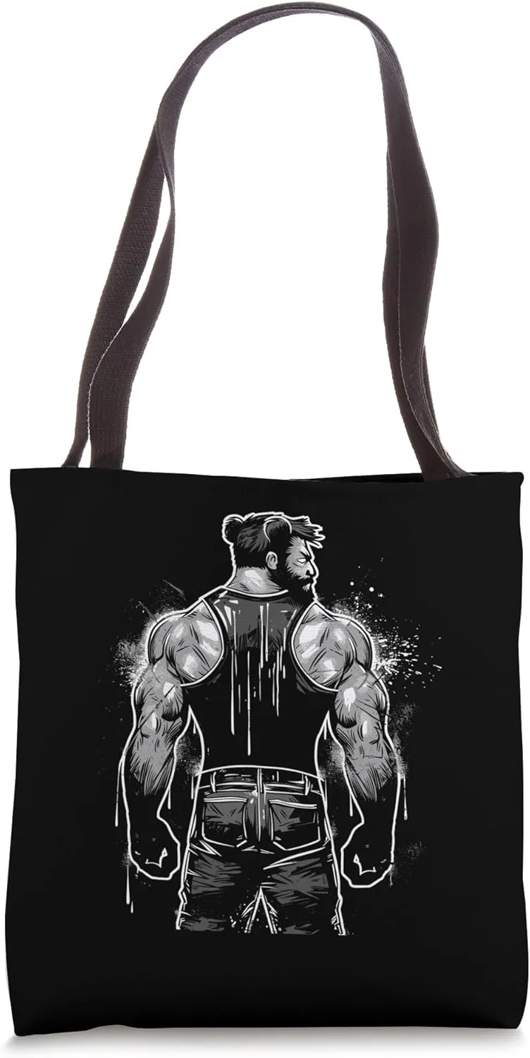 Hunk's Viewpoint - Behind the Scenes Gay Bear Tote Bag