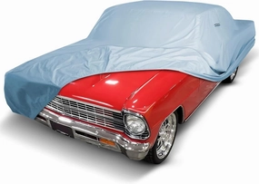 iCarCover Premium Car Cover for 1962-1965 Chevy Nova 2-Door Heavy Duty Waterproof All-Weather Automobiles Custom Fit Indoor Outdoor UV Snow Protection Covers with Straps and Bag