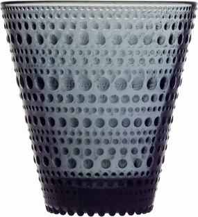 Iittala Kastehelmi Tumbler 10 Oz Dark Grey Set of 2
