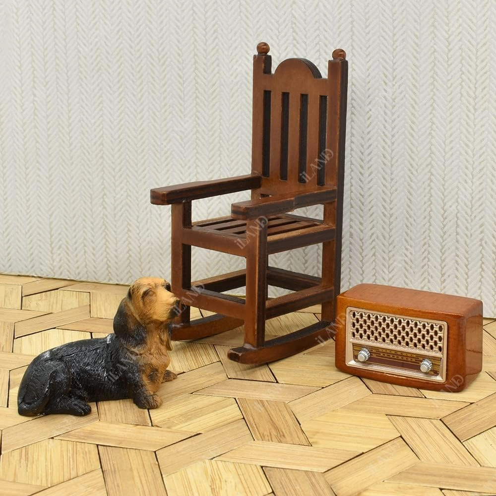 iLAND Miniature Dollhouse Accessories, 240pcs Varnished Dollhouse Flooring on 1:12 Scale with Natural Texture, 1/6 House Accessories (240pcs Parallelogram)