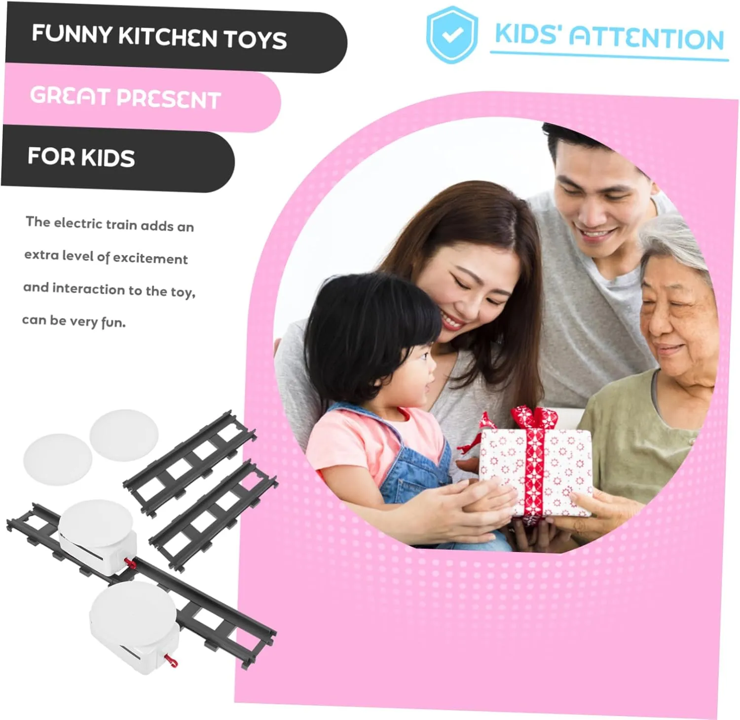 IMIKEYA 1 Set Electric Rotating Sushi Set Interactive Track for for Imaginative Play