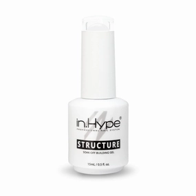 IN.HYPE Structure/Liquid Builder Gel in a Bottle BIAB for Nail Enhancing Soak Off (Clear)