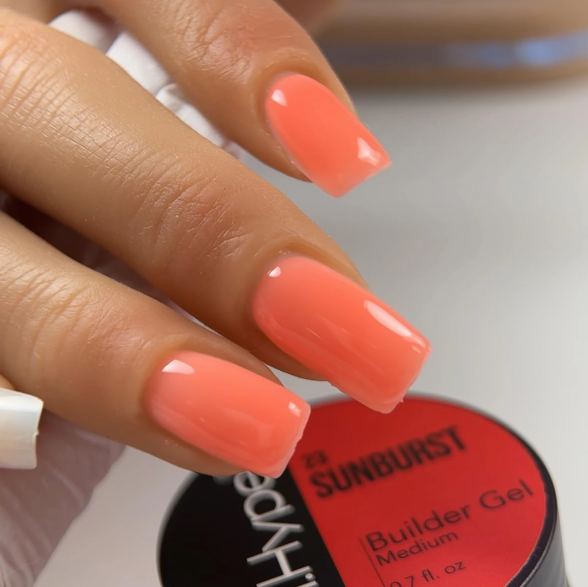 IN.HYPE UV/LED Camouflage Hard/Builder Gel for Nail Extension/Strengthening/Overlays (Sunburst)