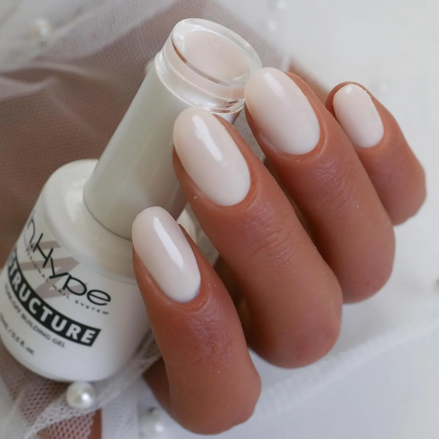 IN.HYPE Structure/Liquid Builder Gel/Hard Gel in a Bottle (BIAB) for Nail Enhancing/Overlays/Strengtenning (Veil)