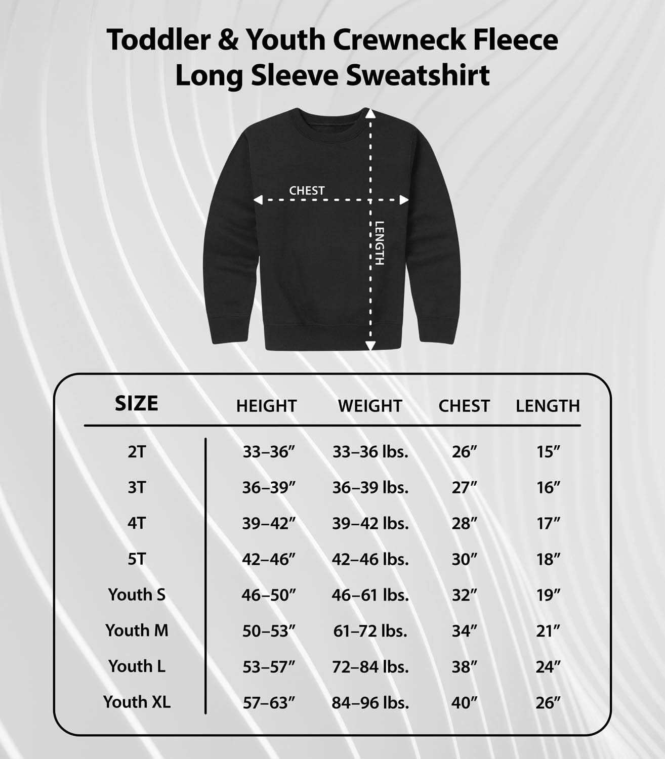 Instant Message - Bear Roasting Marshmallows - Toddler & Youth Crewneck Fleece Sweatshirt