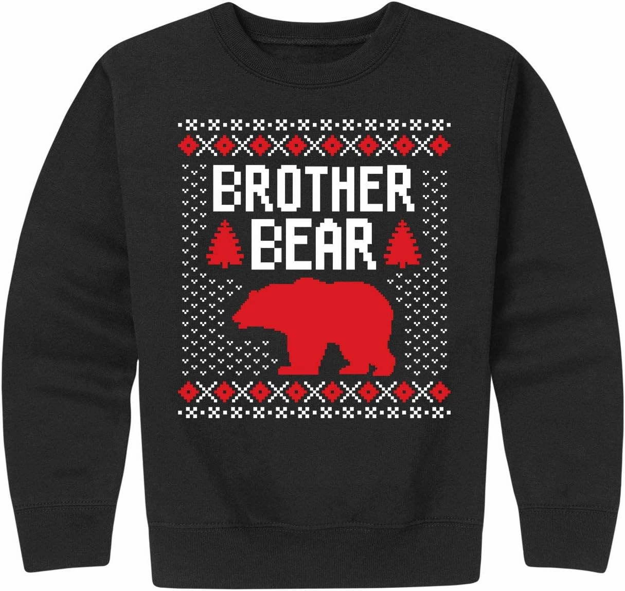 Instant Message - Brother Bear Ugly Style - Youth Crew Fleece