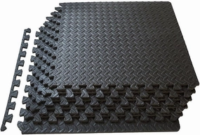 INTBUYING 54Pcs Thick Puzzle Exercise Mat 1/2" 216Sq EVA Foam Interlocking Tiles Ft Floor Ground Mat Protector Interlocking Puzzle Foam Gym Fitness Exercise
