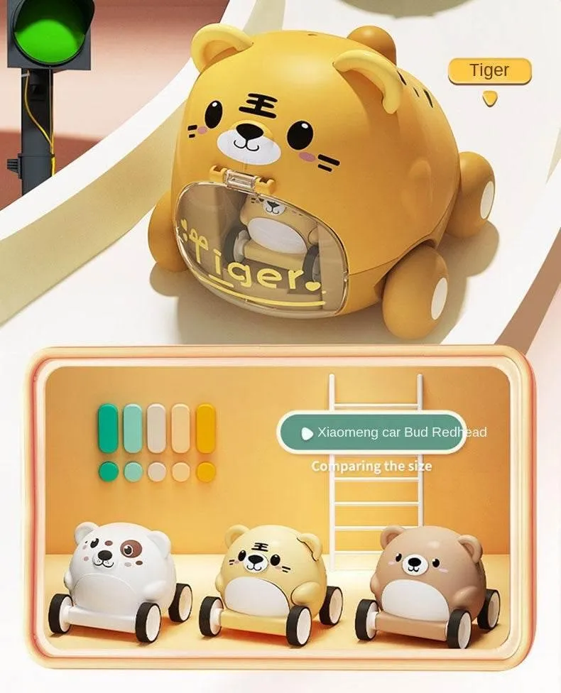 Interactive Toy Car - Fun Cartoon Vehicle for Kids